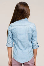 Load image into Gallery viewer, Charlotte Chambray Button Up