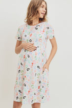Load image into Gallery viewer, Cheetah Print Maternity Dress