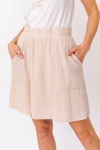 Textured Skater Skirt