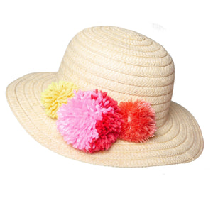 Pom Pom Sun Hat