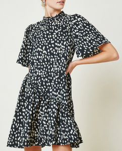 Asymmetrical Dot Dress