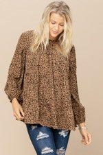 Leopard Flounce Tunic