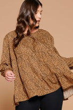 Load image into Gallery viewer, Leopard Flounce Tunic
