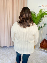 Load image into Gallery viewer, Long Cuff Cable Knit Sweater
