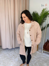Load image into Gallery viewer, Houndstooth Button Coat