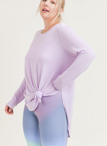 Long Sleeve Flow Top with Side Slits