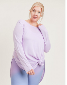 Long Sleeve Flow Top with Side Slits