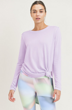 Load image into Gallery viewer, Long Sleeve Flow Top with Side Slits