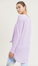 Load image into Gallery viewer, Long Sleeve Flow Top with Side Slits
