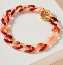 Load image into Gallery viewer, Two Toned Resin Chain Bracelet