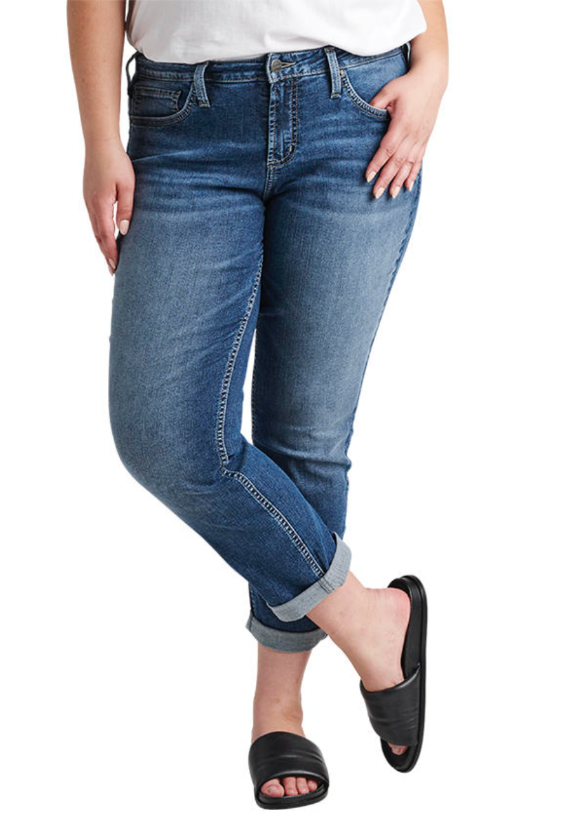 Silver Jeans- Curvy Mid Slim Straight