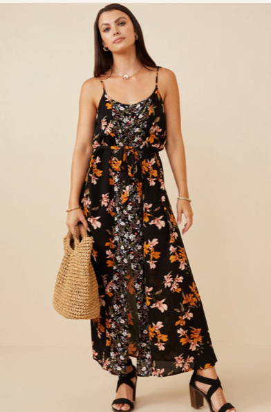 Mixed Print Maxi