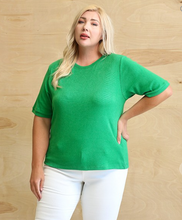 Load image into Gallery viewer, Go Lucky Short Sleeve Sweater