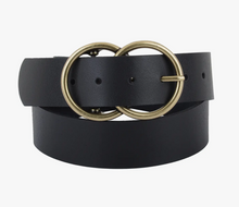 Load image into Gallery viewer, Curvy Double Circle Buckle Belt