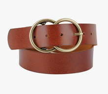 Load image into Gallery viewer, Curvy Double Circle Buckle Belt