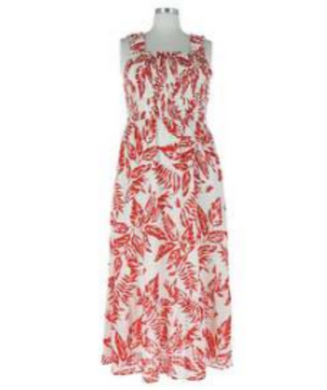 Textured Leaf Maxi-Curvy