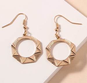 Geometric Dangle Earrings