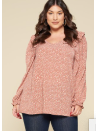 Dizzy Dot Blouse