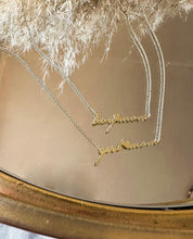 Load image into Gallery viewer, Girl Mom script necklace